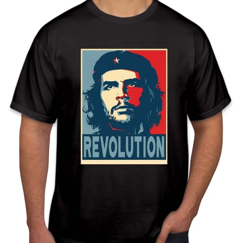 Che Guevara Revolution Hope Style T-Shirt Vintage Cuba Rebel Graphic Tee Retro Political Pop Art Shirt History Apparel Merchandise Gifts Top
