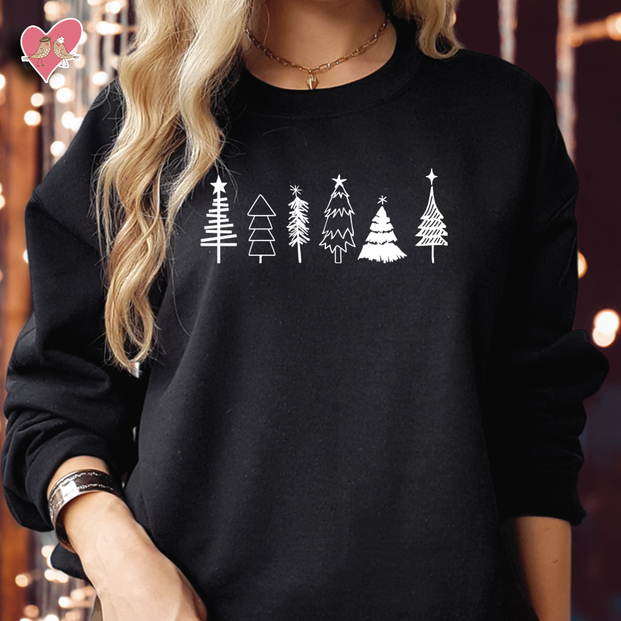 Merry Christmas Trees Sweatshirt