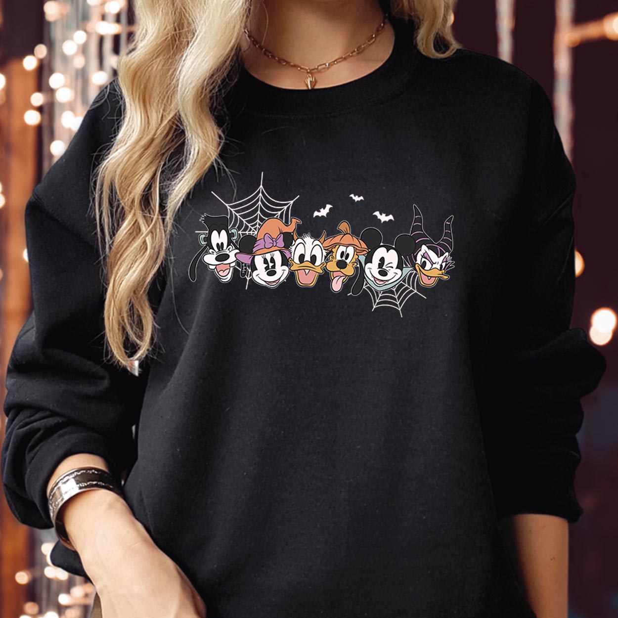 SWEATSHIRT (1852) Cute Spooky Mouse