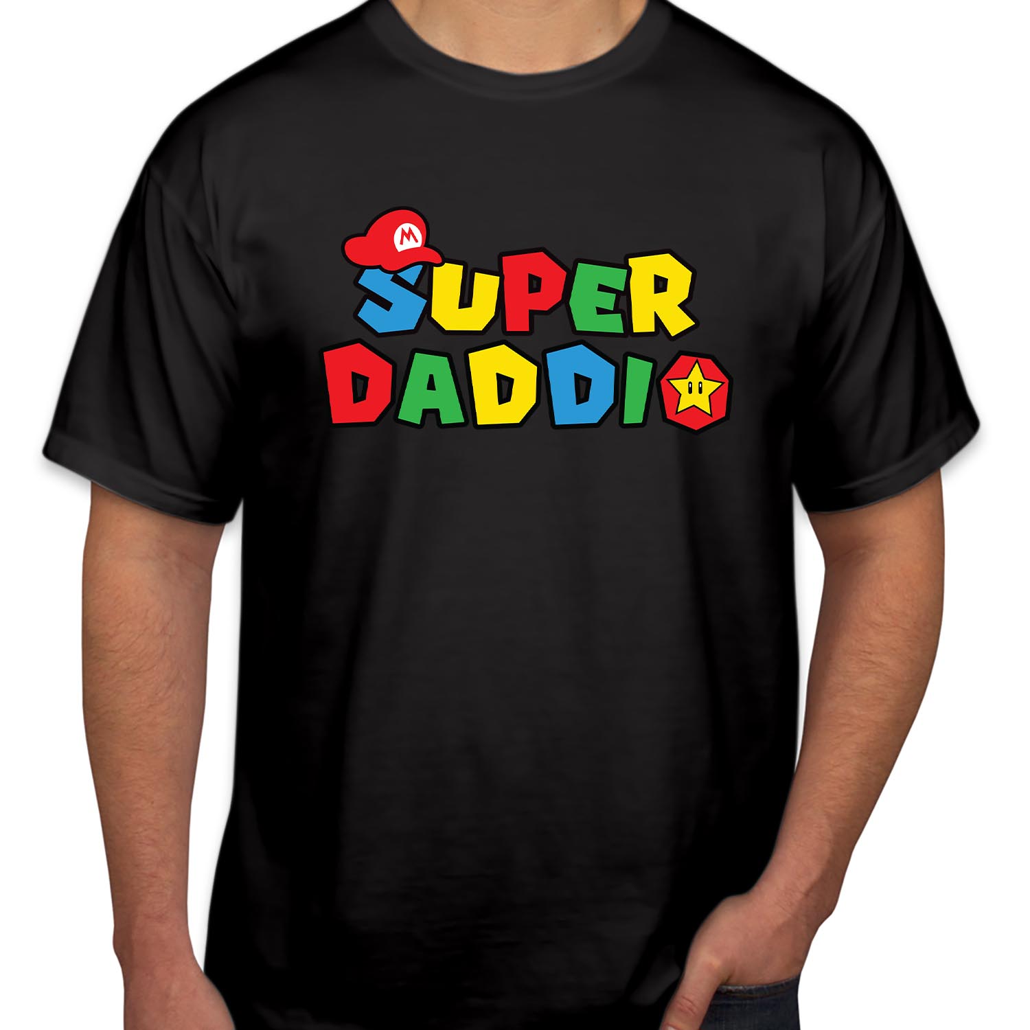 Super Daddio Birthday Gamming Father's Day T-Shirt Super Dad Birthday Fathers Day Gamer Daddy Super Daddio Fathers Day TShirt