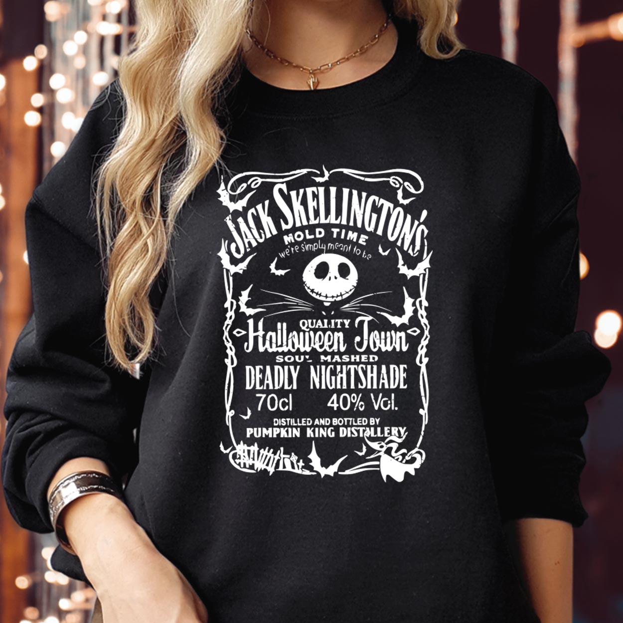 SWEATSHIRT (1840) Jack Skellington Halloweentown