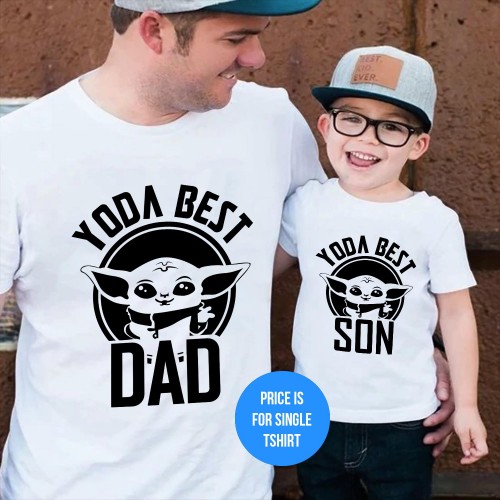 Star Wars Yoda Best Dad Best Son Funny Father's Day T-Shirt Best Dad Ever Birthday Super dad Top dad gaming funny Gift for Him Matching T Shirt