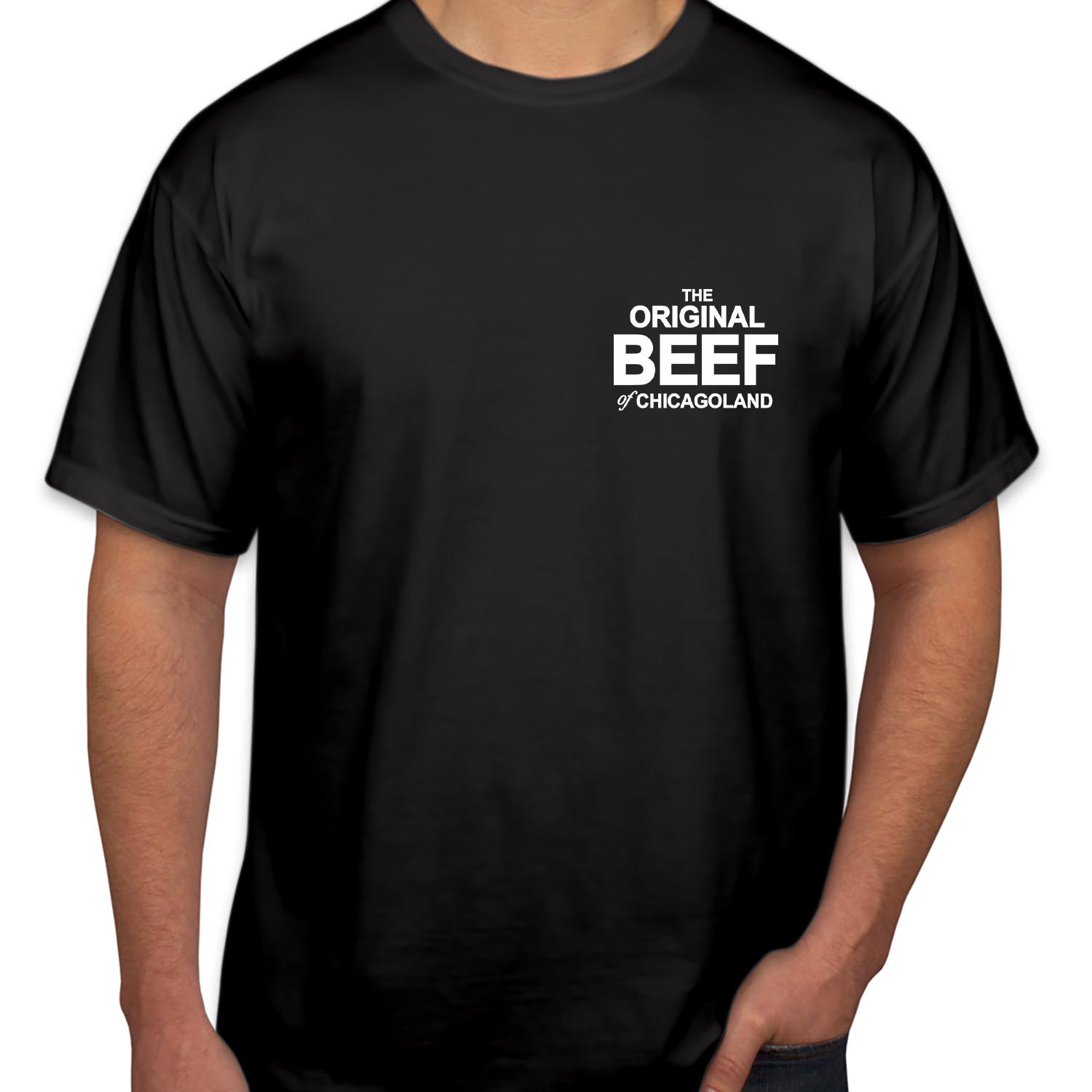 The Original Beef of Chicagoland Iconic Chicago Inspired T-Shirt Celebrate Chicago's Culinary Heritage Classic Design Fans of the Windy City's Legendary Flavors T Shirt