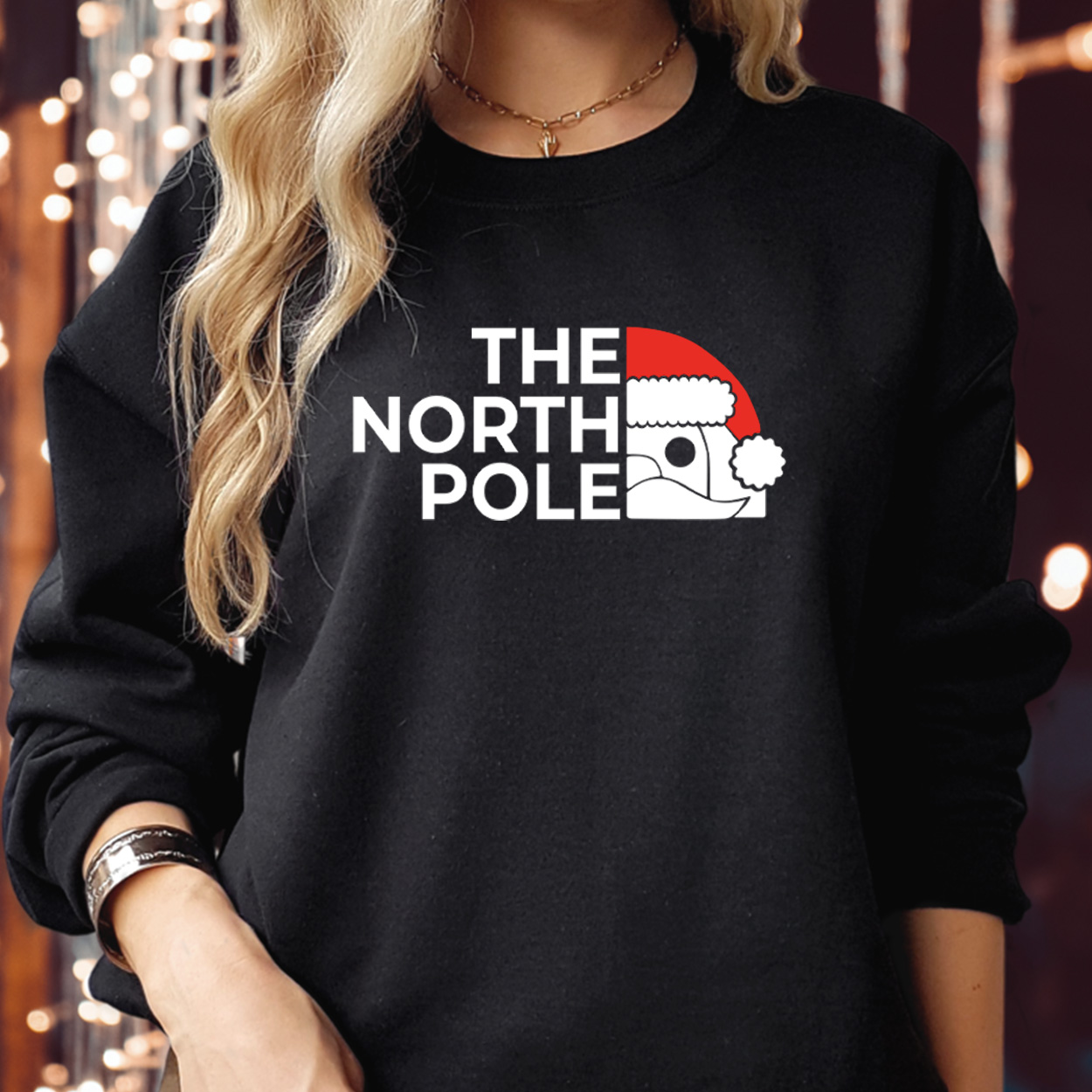 The North Pole Santa Christmas Sweatshirt