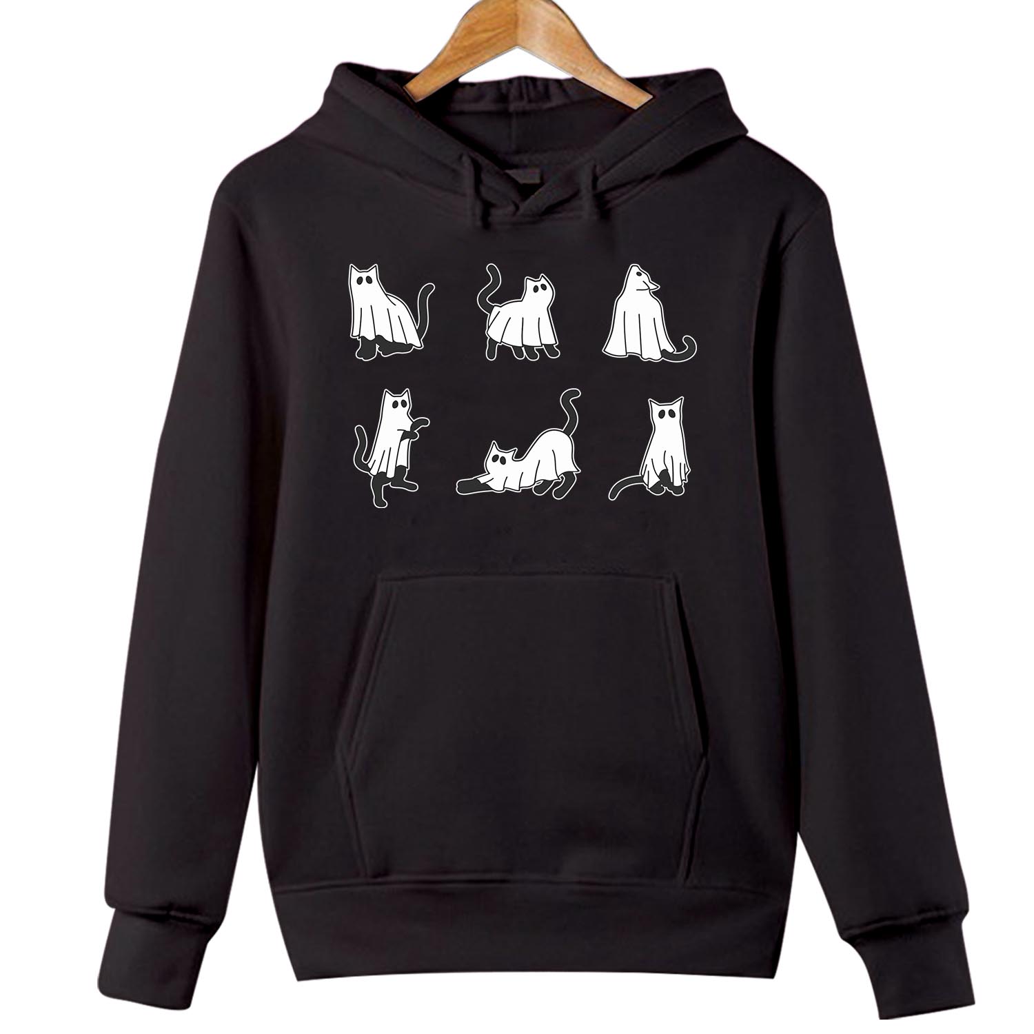 HOODIES (1923) Ghost Cats Halloween Costumes Black Cat