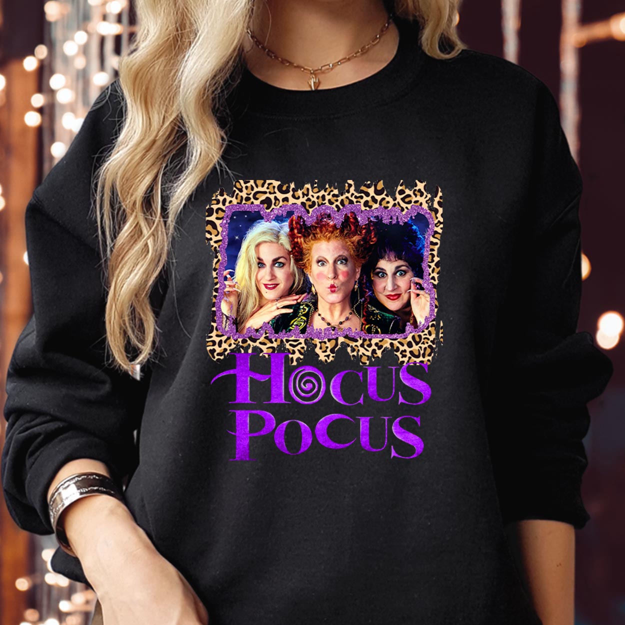 SWEATSHIRT (1748) Sanderson Sisters Hocus Pocus Witches