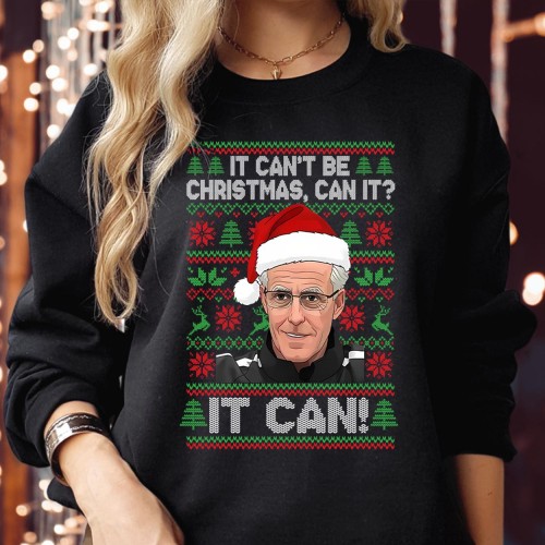 Mick McCarthy It Can't Be Christmas, Can It? Jumper - Retro Football Xmas Meme Sweatshirt