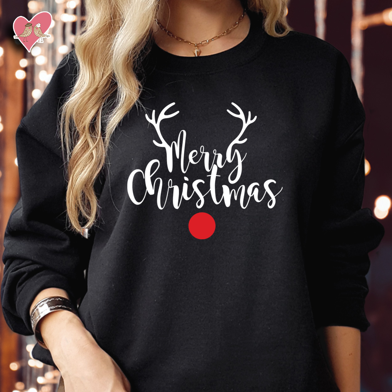 Red Nose Reindeer Merry Christmas Rudolph Christmas Sweatshirt