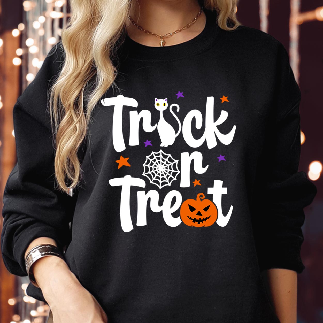 SWEATSHIRT (1961) Tis The Season To Be Crepy Halloween Skeleton