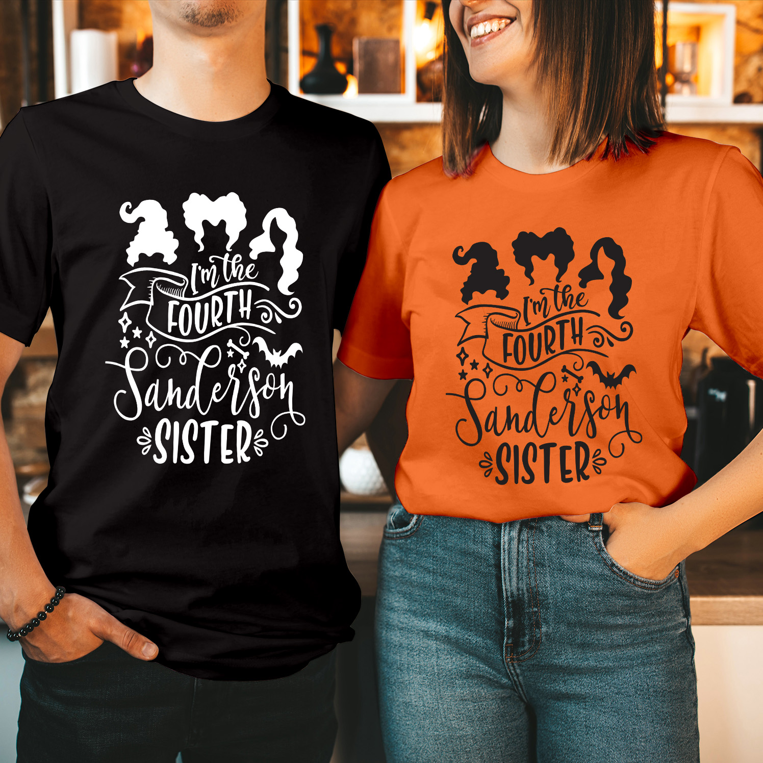I'm The Fourth Sanderson Sister Hocus Pocus Halloween T-Shirt Horror Castle Spooky Vibes Halloween Movie Funny Men Women Kids Unisex Gift T Shirt
