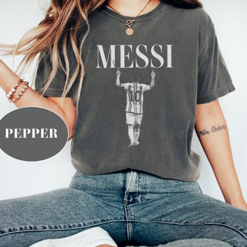 Vintage Lionel Messi Argentina T-Shirt, Retro Football Soccer Graphic Tee, Mens Womens Kids Jersey Gift, Birthday Sport Tops