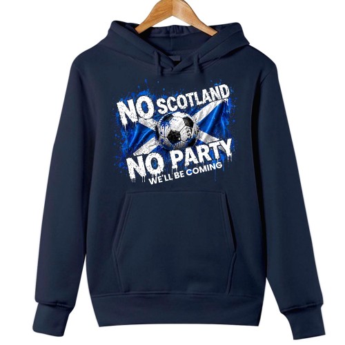 Scotland 2026 No Scotland No Party Grunge Hoodie, We'll Be Coming USA 2026 Football Jumper, World Cup Splatter Flag Sweatshirt, Scotland Fan Tournament Outerwear