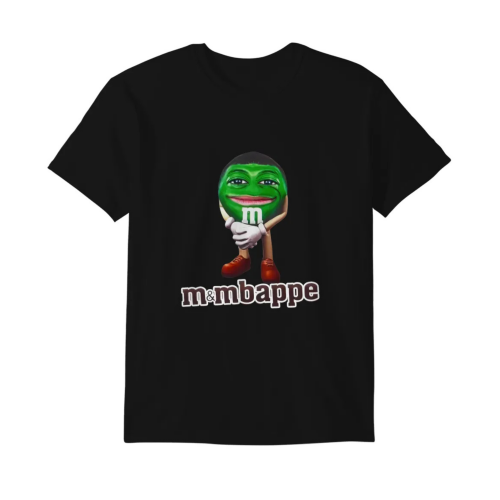 M&Mbappe Mbappe Funny Meme T-Shirt, Kylian Mbappe T Shirt Kids Funny Soccer Fan T-Shirt France Top, Viral Football Meme Graphic Tee Unisex Sport Birthday Gift