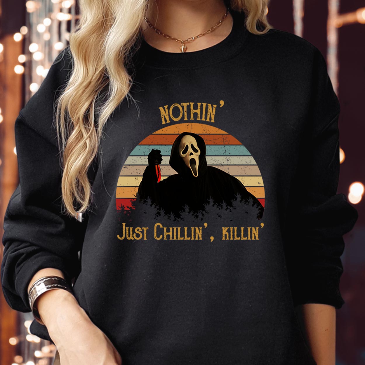 SWEATSHIRT (1858) Nothin Just Chillin and Killin