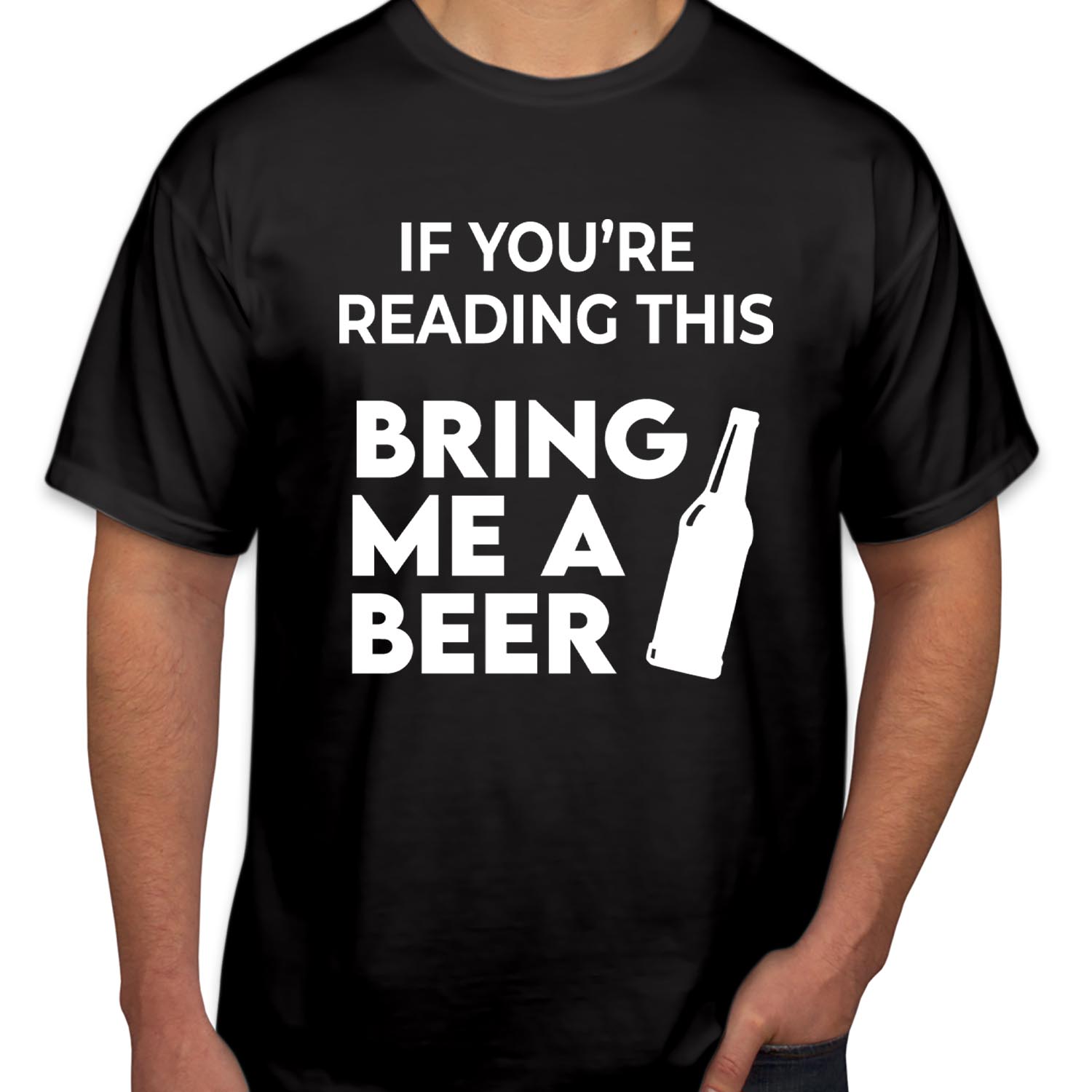 IF You Read this Bring me a Beer Father's Day T-shirts Birthday Dad Daddy Papa Super dad Top dad gaming funny Gift for Him Shirt