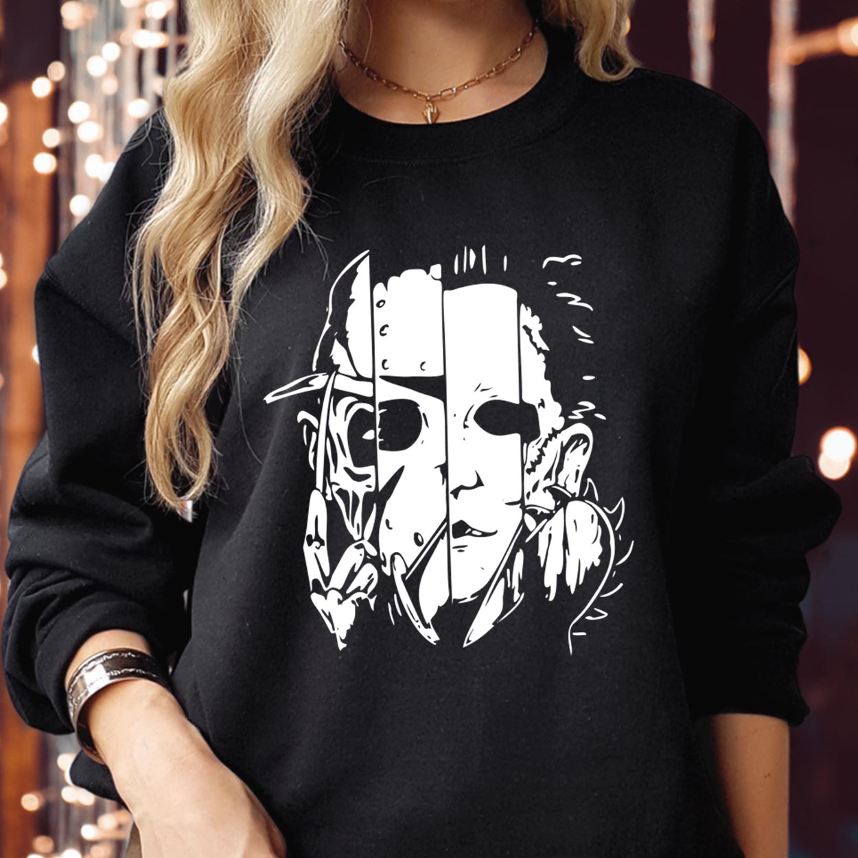 SWEATSHIRT (1745) Michael Myers Jason Voorhees Freddy Krueger