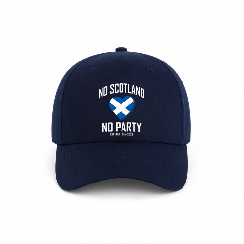 Scotland 2026 No Scotland No Party Adjustable Cap, Saltire Heart Football Hat, We'll Be Coming USA 2026 Baseball Cap, World Cup Supporter One Size Headwear