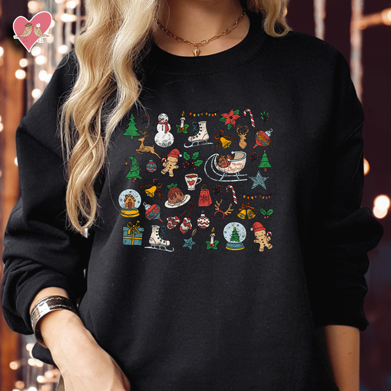 Christmas Doodle Sweatshirt