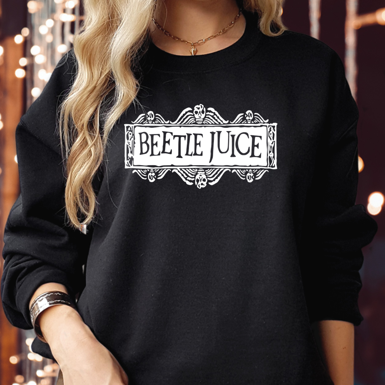 SWEATSHIRT (1780) Beetlejuice Classic Logo