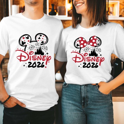 Disney 2026 Family Vacation Matching Shirts, Mickey Minnie Trip Holiday Tees, Disneyland 2026 Group Tops, Matching Family Summer Vacation Outfits