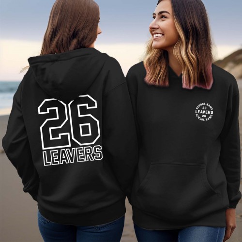 PERSONALISED School Leavers Hoodie 2026, Custom Class of 2026 Graduation Jumper, Student Teacher Leaver Hoodies & Sweatshirts