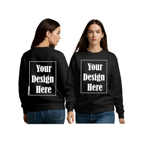 Custom Sweatshirt Personalised Photo Logo Jumper, Design Your Own Jumper for Men Women Kids, Printed Graphic Gift Sweater