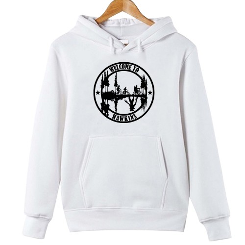 Welcome to Hawkins Hoodie, Stranger Things Jacket, Hellfire Club Merch, Hawkins High School Sweater, TV Series Tops, Retro 80s Mystery Jumper