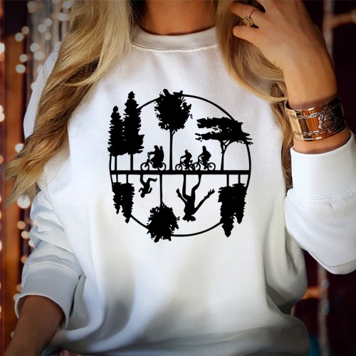 Welcome to the Upside Down Sweatshirts, Stranger Things Sweatshirt, Hellfire Club Merch, Hawkins High School Jumper, TV Series Tops, Retro Stranger Things Gift