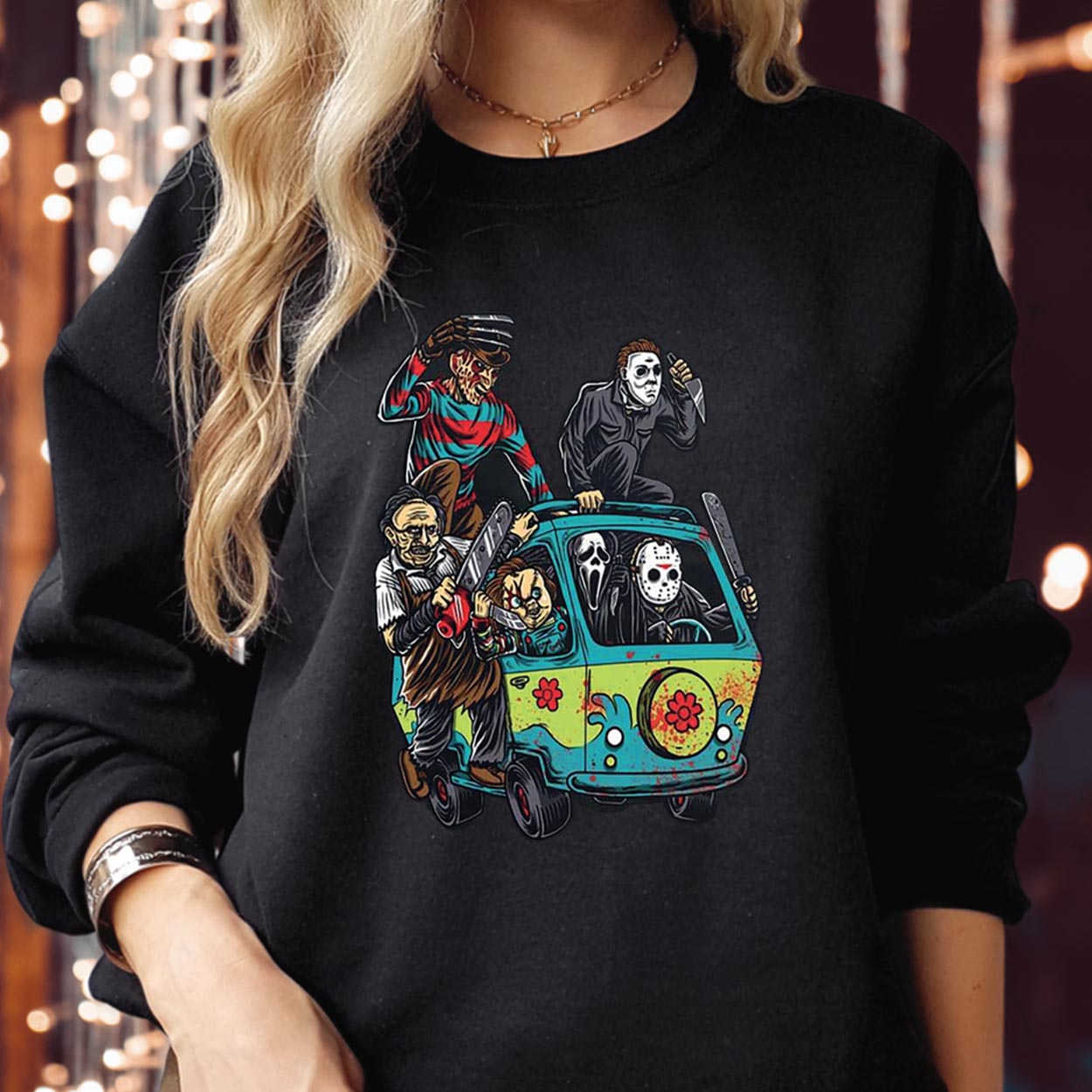 SWEATSHIRT (1744) The Killer Squad Scary Movies