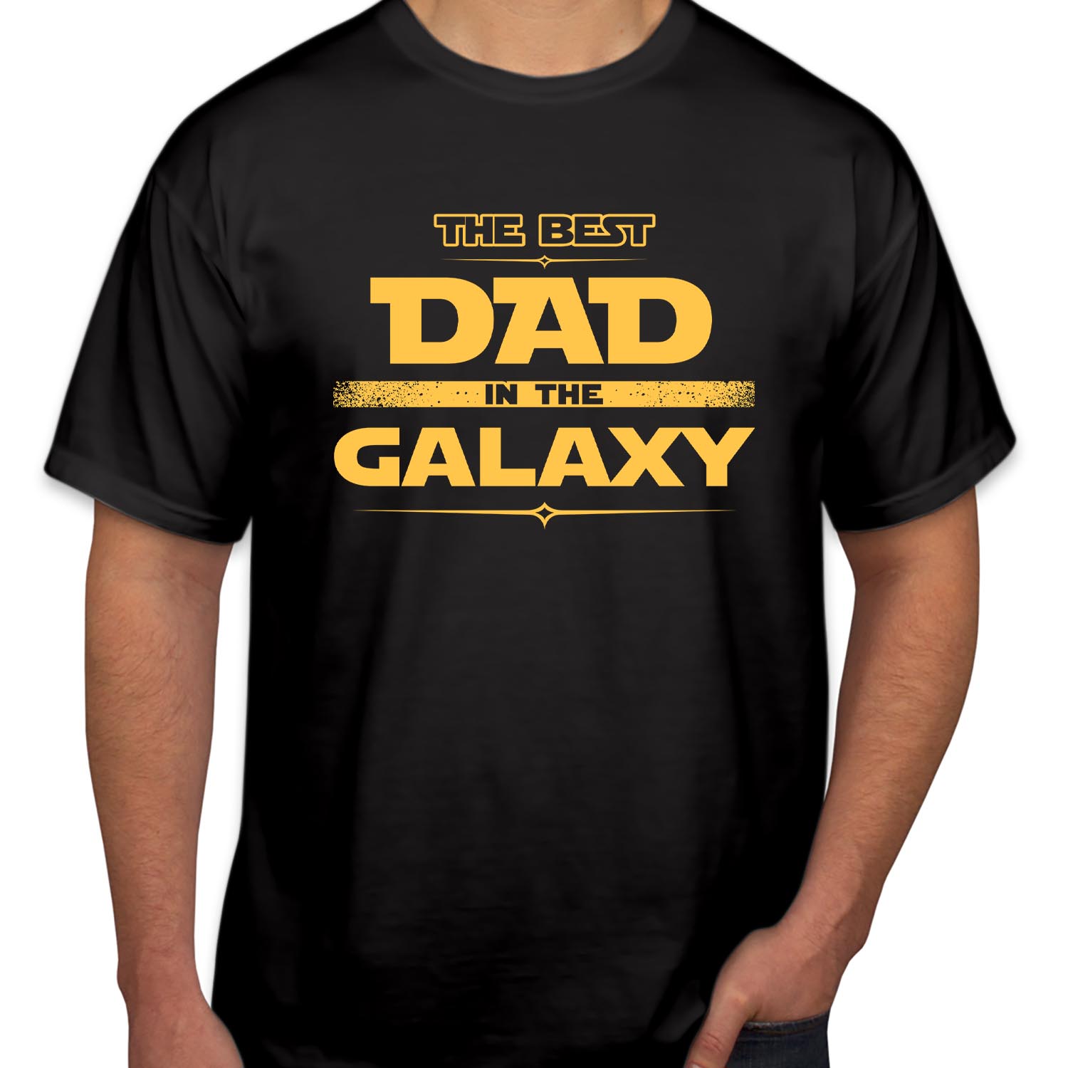 The Best Dad in the Galaxy Father's Day T-Shirt Funny Star Wars Awesome Dad Best Daddy Father Birthday Gift Men Husband T Shirt
