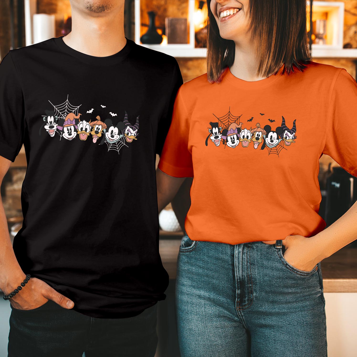 Mouse Halloween Party T-Shirt Most Magical Place Fall Shirt Featuring Disney Mickey Minnie and Friends Fun and Festive Spooky Season Celebrations T Shirt