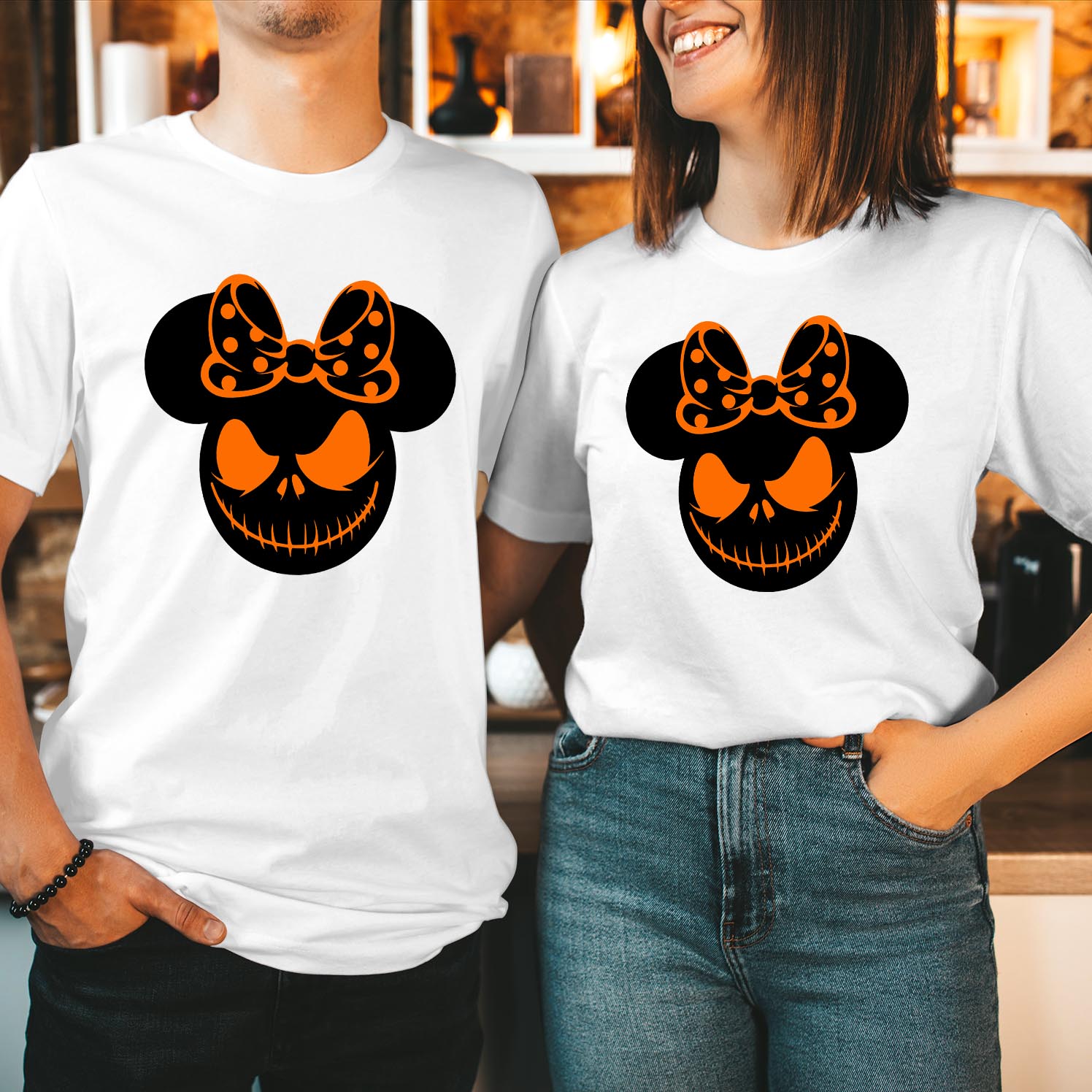 Disney Halloween T-Shirt Minnie Jack O Lantern Halloween Shirt for Kids & Adults Spooky and Fun Disney Halloween Tee Mickey Mouse Halloween Costume T Shirt