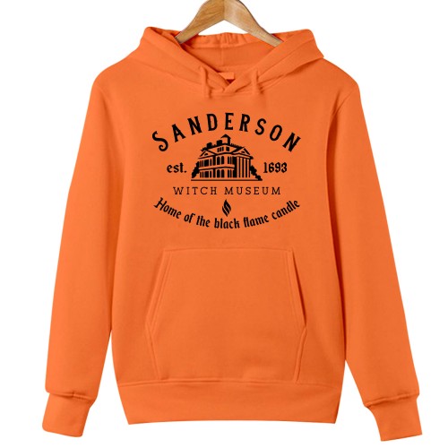 Sanderson Witch Museum Hoodie, Vintage Salem 1693 Jumper, Black Flame Candle Halloween Sweatshirt, Spooky Movie Apparel, Cozy Witchy Jacket