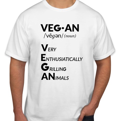 Vegan Very Enthusiastically Grilling Animals Meme Father's Day T-Shirt Funny Fathers Day Dad Birthday Gifts Men Husband Tops