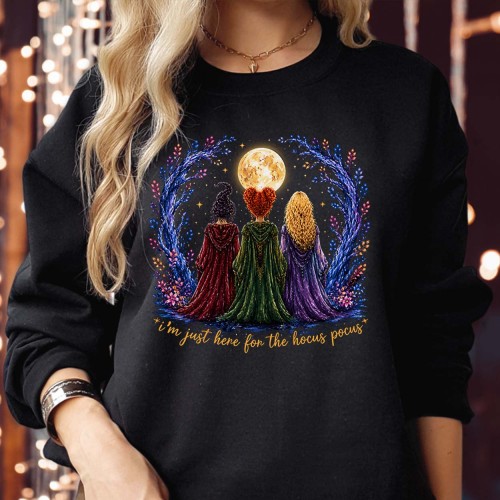I'm Just Here for the Hocus Pocus Sweatshirt | Sanderson Witches Jumper