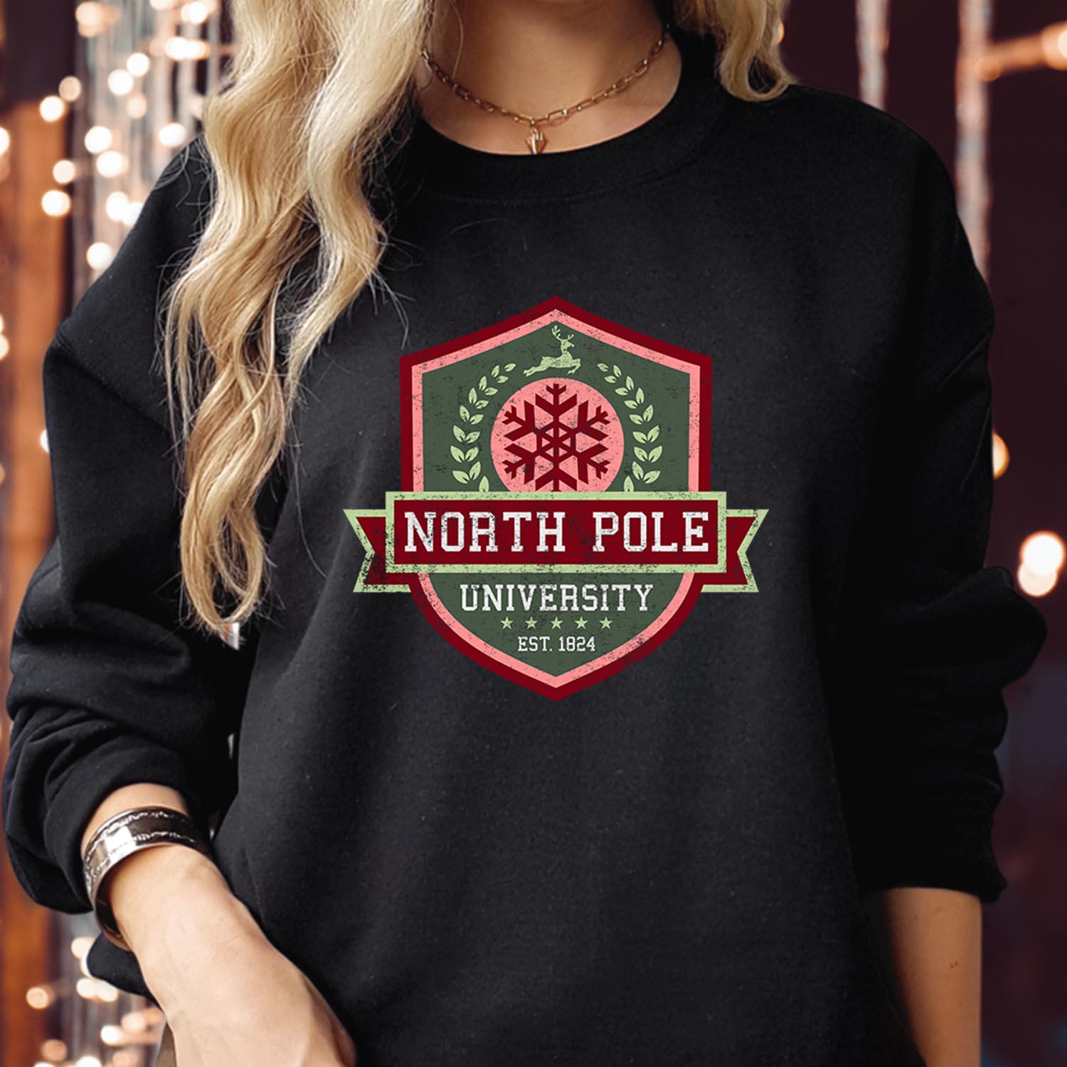 North Pole University Christmas Sweatshirt
