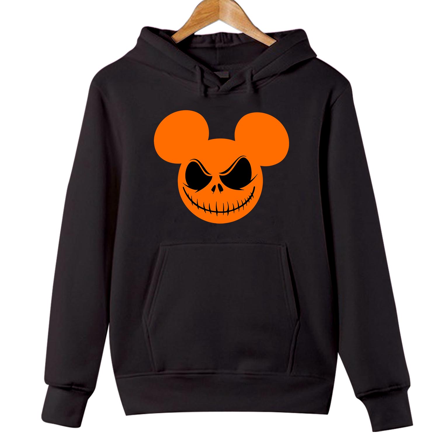 HOODIES (1993) Mickey Jack O Lantern Pumpkin Face