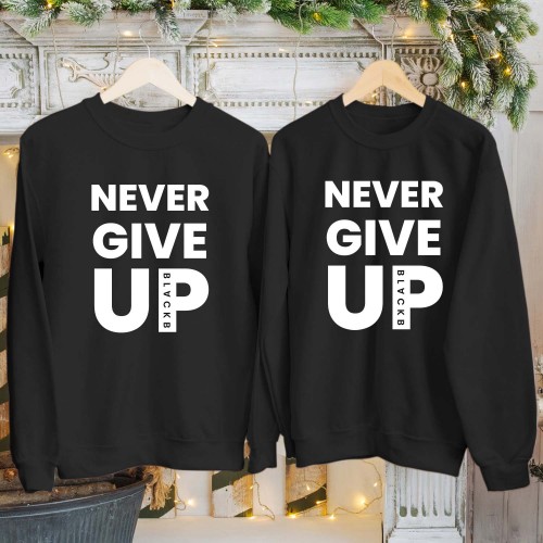 Never Give Up Sweatshirt, Mo Salah Inspired Football Fan Jumper, Liverpool Champions Slogan Sweater, Men Women Kids Unisex High Quality Gift