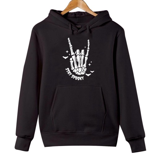 HOODIES (1879) Stay Spooky Skeleton Hand