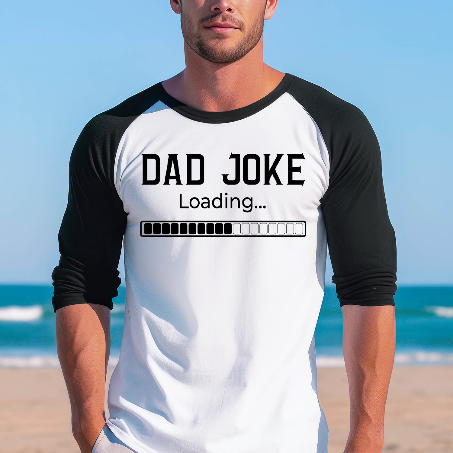 Dad Joke Loading Funny Daddy Jokes Baseball Long Sleeve Shirt Father Best Dad Father's Day Funny Grandpa Dad Birthday Gift Shirt