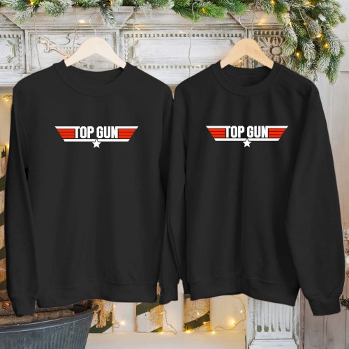 Top Gun Sweatshirt, Maverick Movie Wings Logo Jumper, Vintage Pilot Graphic Sweater, Unisex Pullover, Men Women Kids Unisex High Quality Gift