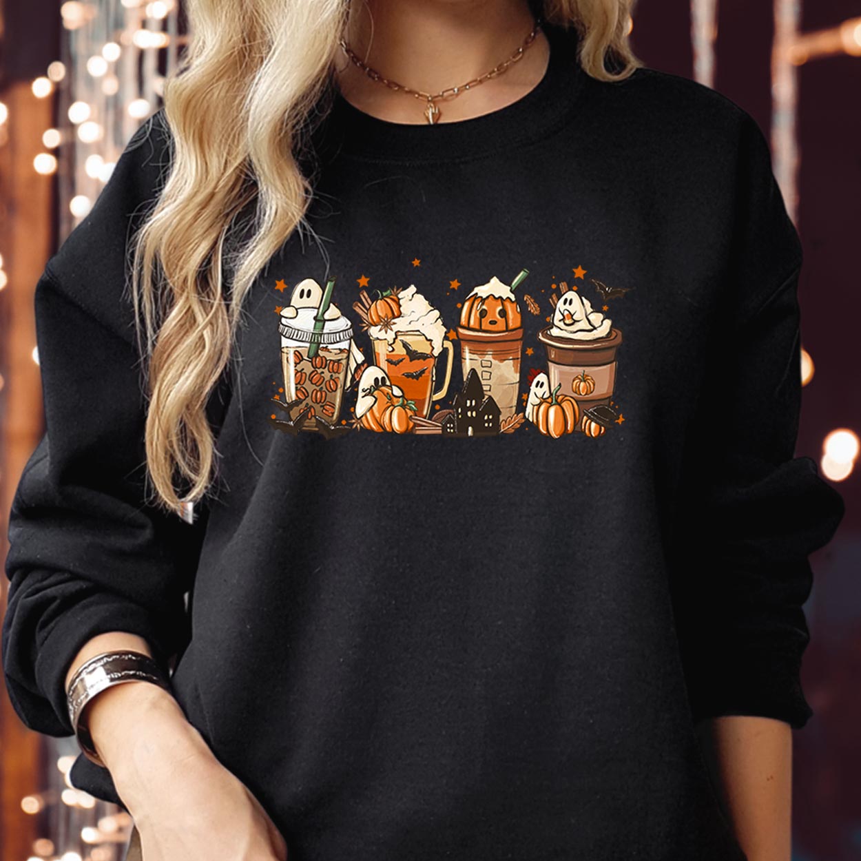 SWEATSHIRT (1958) Horror Iced Pumpkin Coffee