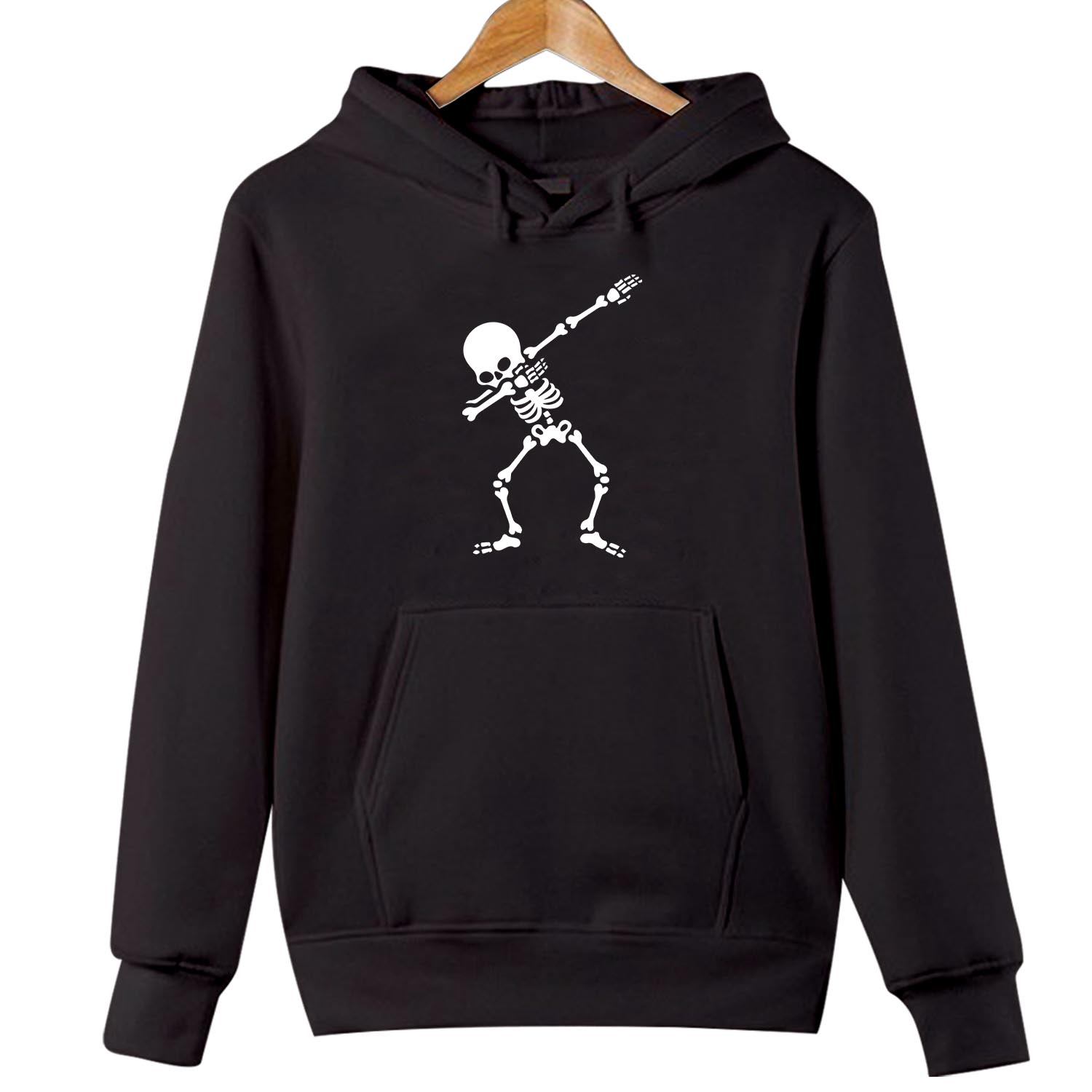 HOODIES (1702) Dabing Dab Dancing Skeleton